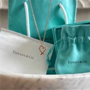 Tiffany & Co. Diamond & 18K Paloma Picasso ‘Loving Heart’ Necklace